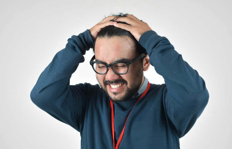 Emotional And Giddy Man Wallpaper