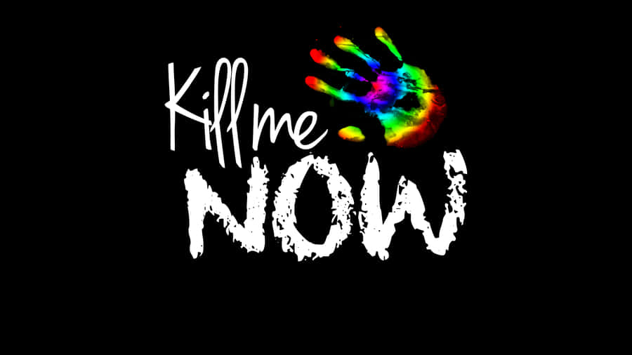 Emotionally Charged Graffiti Art Wallpaper