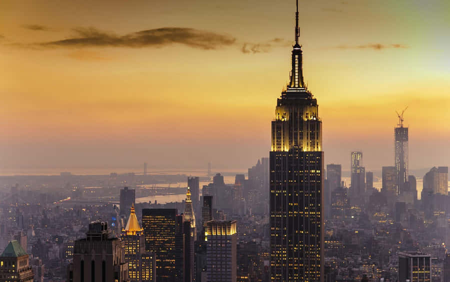 Empire State Building New York City Laptop Wallpaper