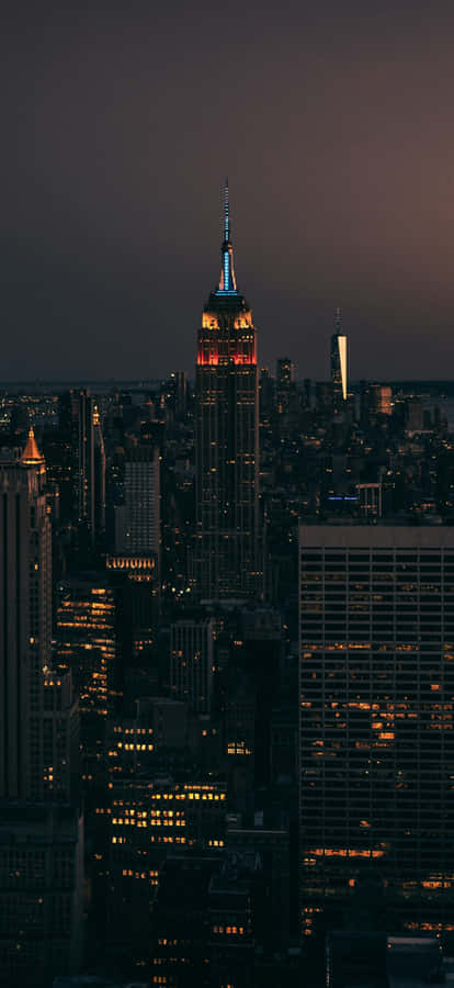 Empire State Building Night View Wallpaper