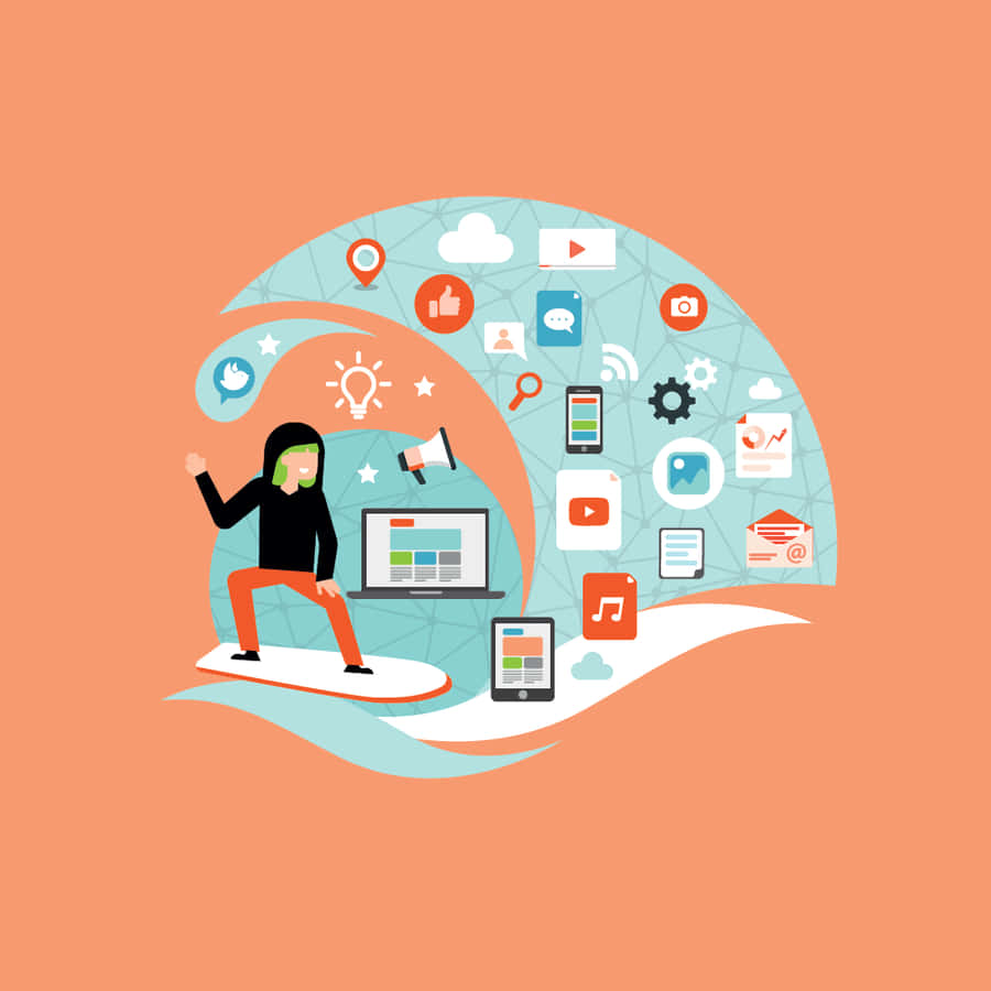 Empirical Learning Through Surfing Wallpaper