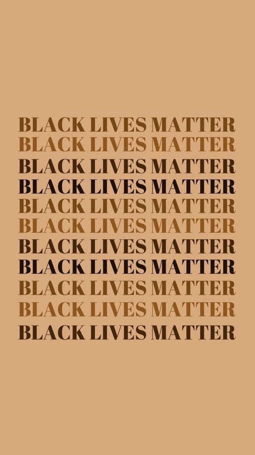 Empowering Black Lives Matter Poster Wallpaper