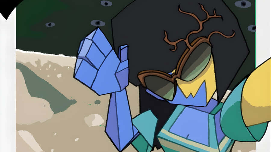 Ena Animated Character Design Wallpaper