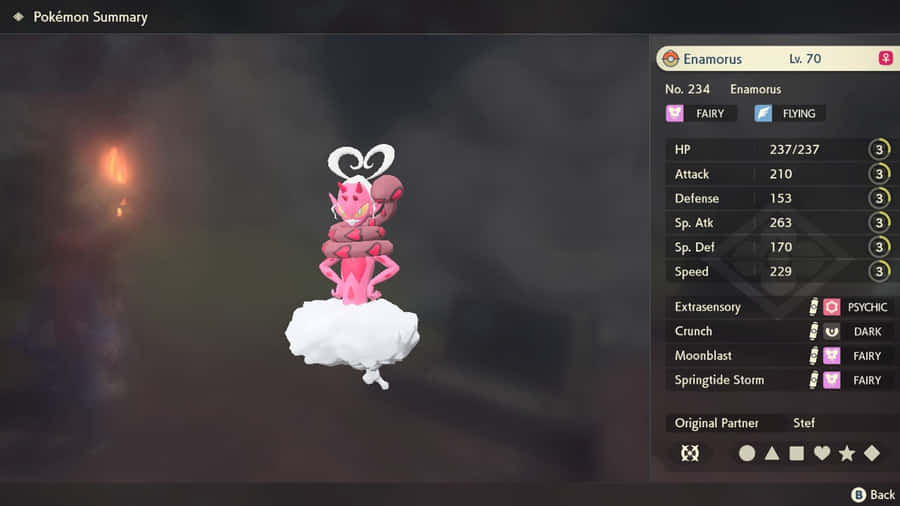 Enamorus Skill Summary Wallpaper