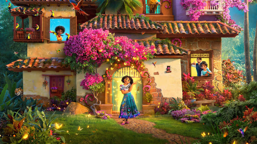 Enchanted_ Casa_ Madrigal_ Encanto Wallpaper