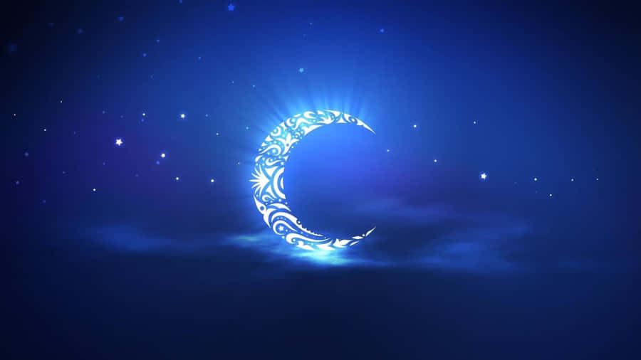 Enchanted_ Crescent_ Moon_ Night_ Sky Wallpaper