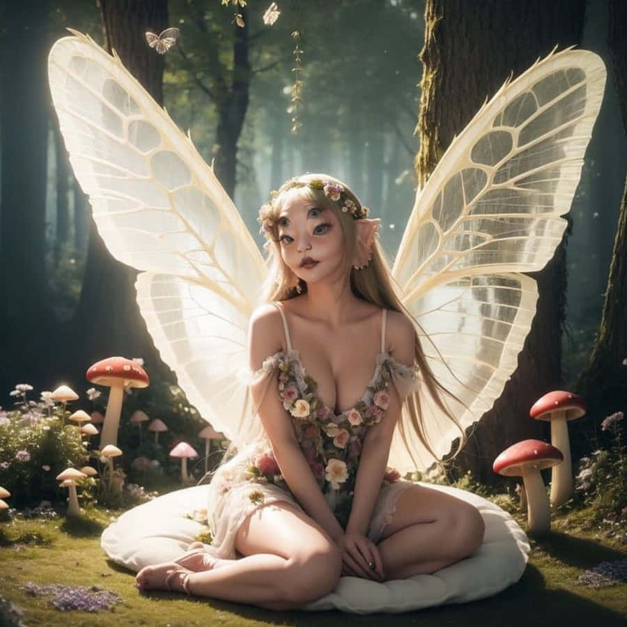 Enchanted_ Forest_ Fairy_ Portrait Wallpaper