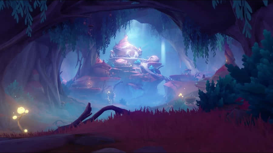 Enchanted Forest Glade Wallpaper