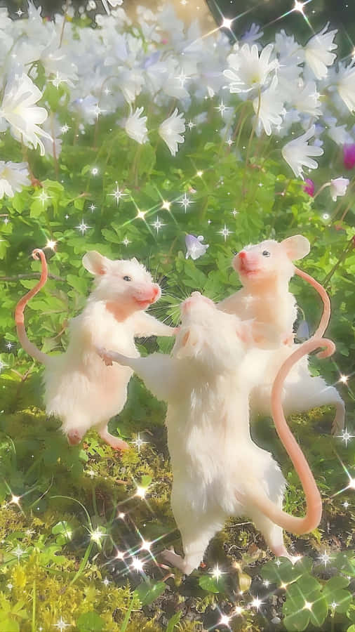 Enchanted Mouse Dance Wallpaper