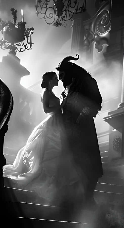 Enchanted Shadows Embrace Wallpaper