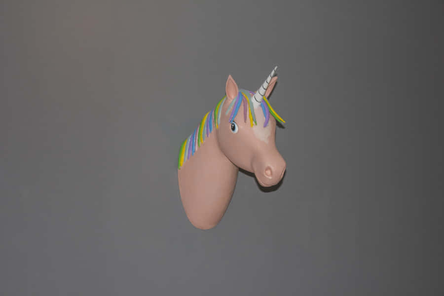 Enchanting 3d Unicorn In A Magical Forest Wallpaper