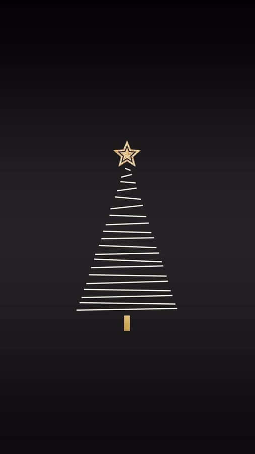 Enchanting Dark Christmas Spirit Wallpaper