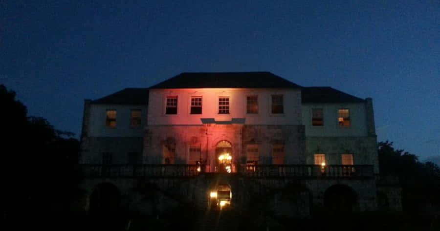 Enchanting Evening At Rose Hall Great House Wallpaper
