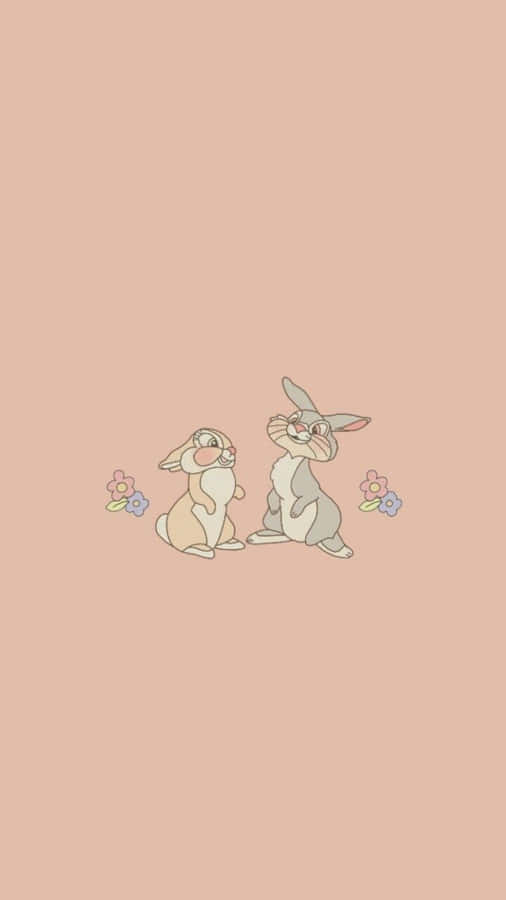 Enchanting Illustration Of Miss Rabbit Wallpaper