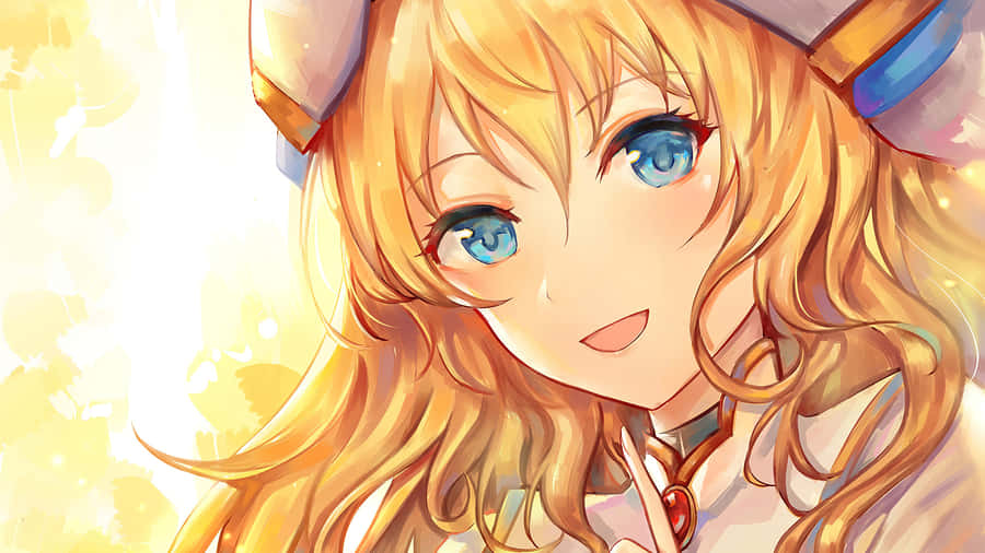 Enchanting Priestess In Ethereal Moonlight Wallpaper