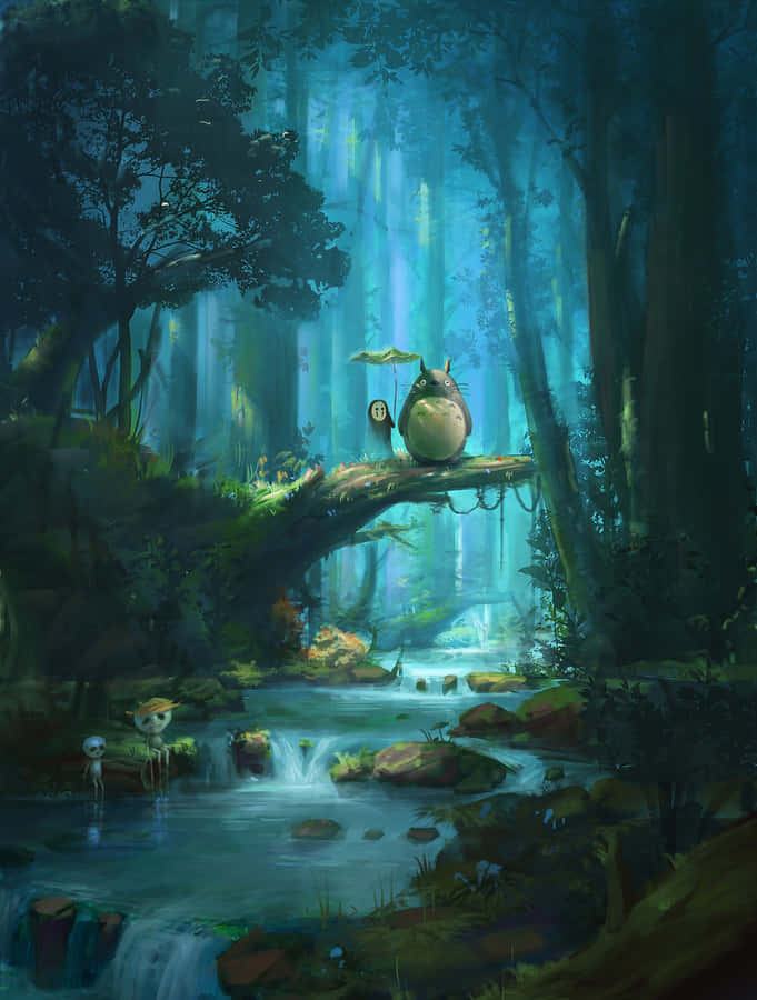 Enchanting Studio Ghibli Artwork Wallpaper