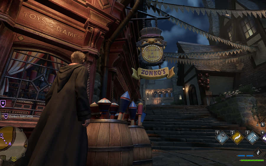 Enchanting Village Of Hogsmeade Wallpaper