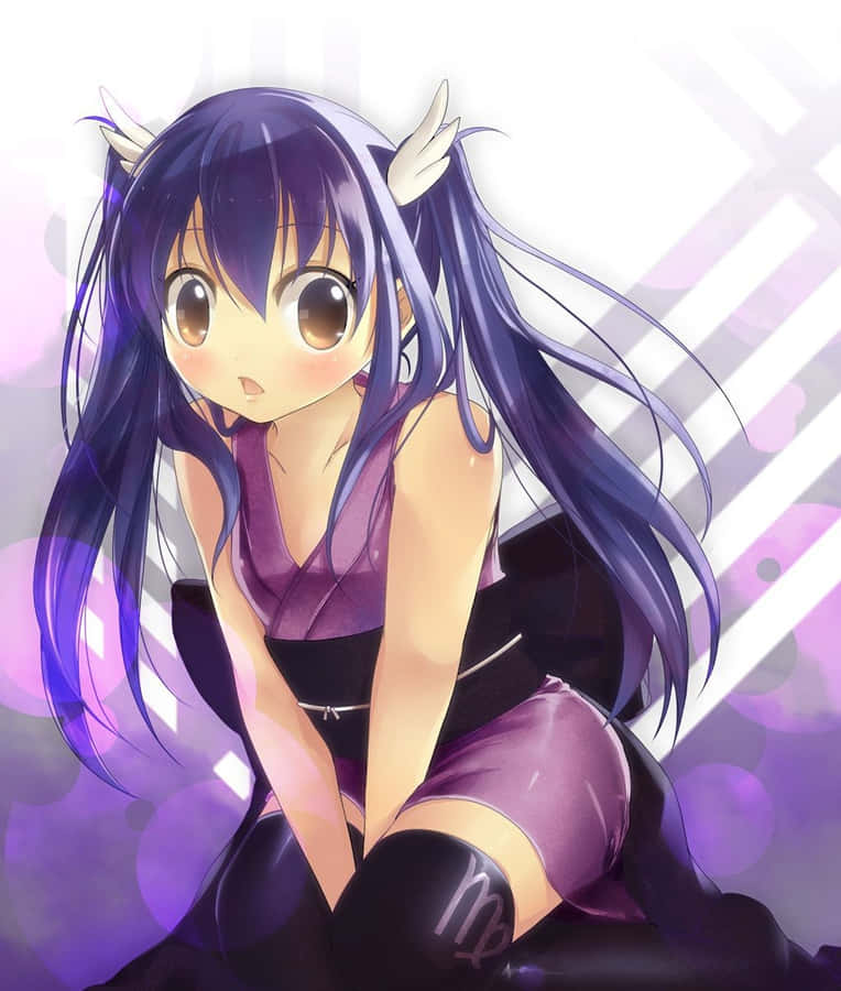 Enchanting Wendy Marvell - Fairy Tail Character Wallpaper