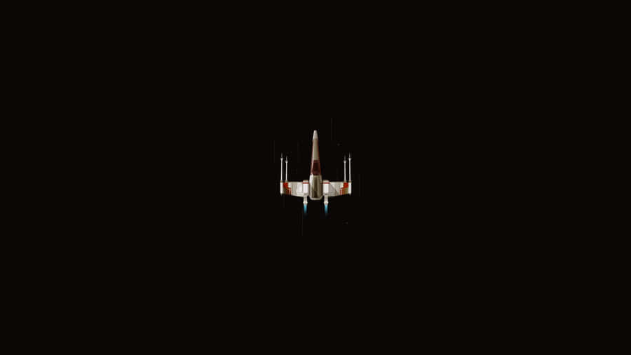 Encountering An X-wing Fighter Mid-battle Wallpaper