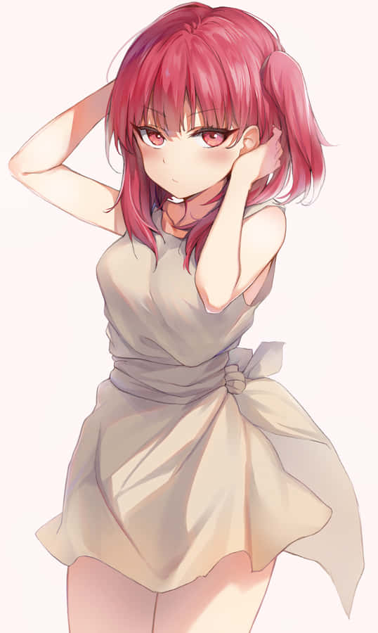 Energized Morgiana From Magi Anime In Battle Pose Wallpaper