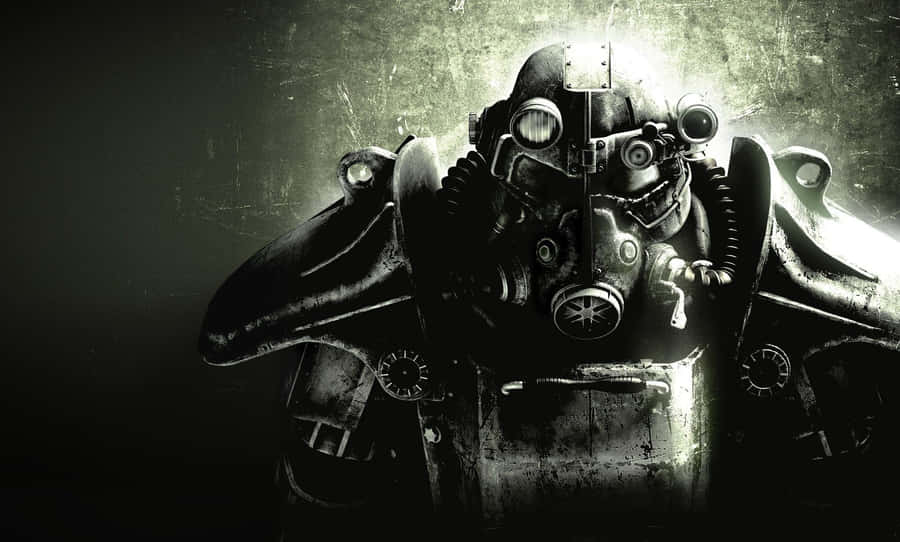 Engage With Futuristic Technology On Fallout 4 Computer Wallpaper