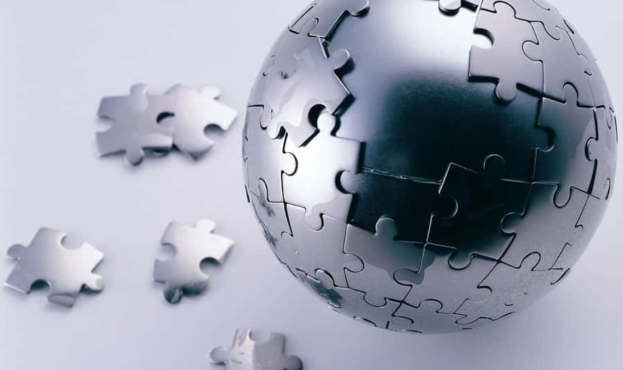 Engaging Colorful Puzzle Pieces Wallpaper