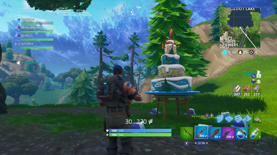 Engrossing Construction In Virtual Game World Wallpaper