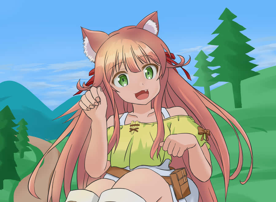 Enigmatic Beast Tamer In A Mystical World Wallpaper