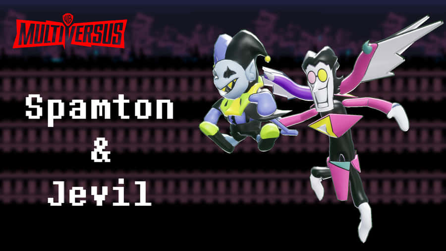 Enigmatic Spamton From The Deltarune Game Wallpaper