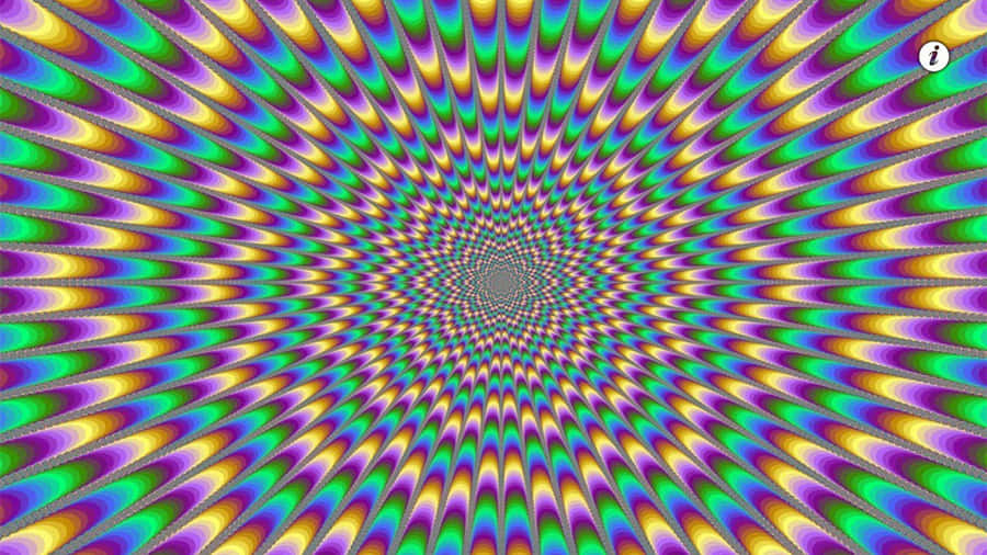 Enigmatic Trippy Art In Vivid Colors Wallpaper