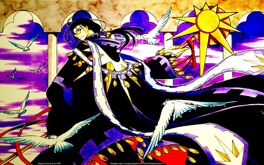 Enigmatic Wizard - Clow Reed Wallpaper