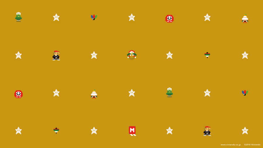 Enjoy A Classic 16-bit Gaming Experience Wallpaper