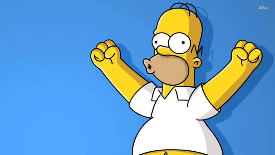 Enjoy A Fun Family Time With The Simpsons Pc Wallpaper