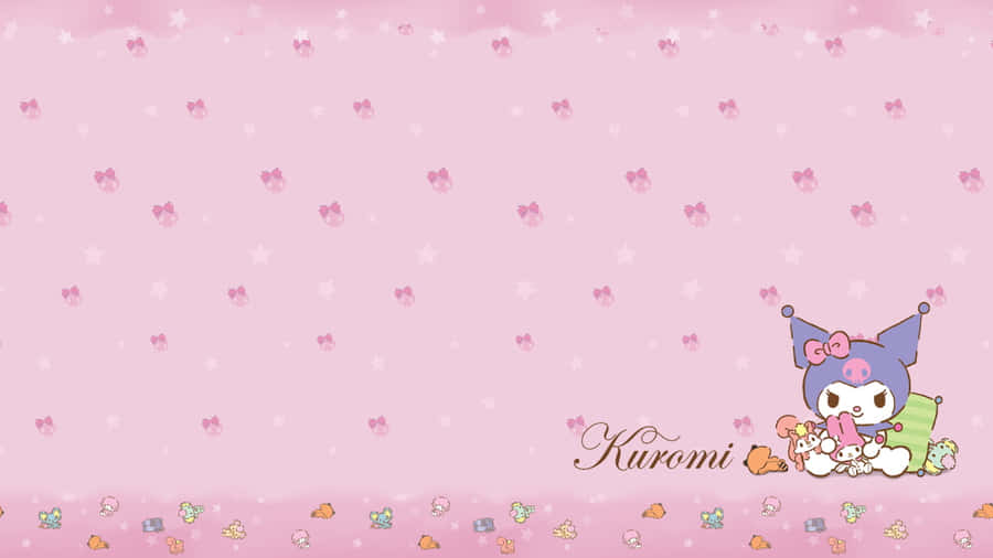 Enjoy A Kawaii Kuromi Aesthetic Wallpaper