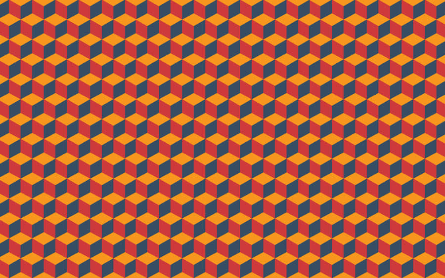 Enjoy A Modern Geometric Design In Your Desktop Wallpaper. Wallpaper