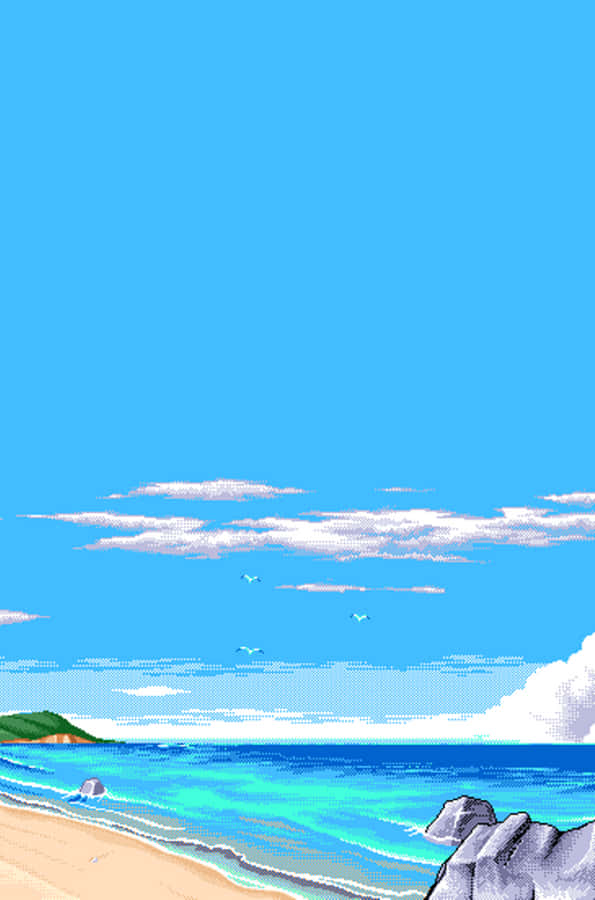 Enjoy A Peaceful Day At The Beach! Wallpaper