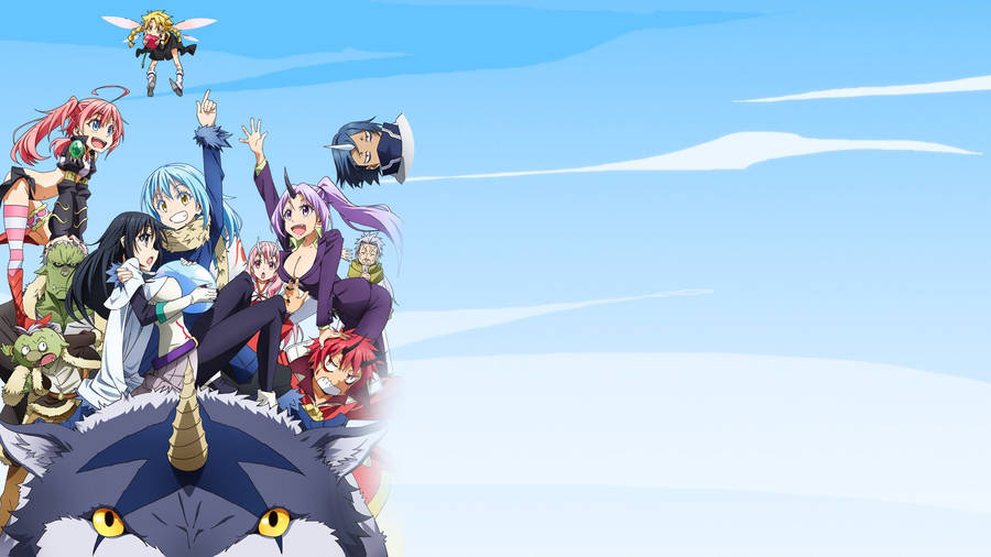 Enjoy A Slime Adventure With That Time I Got Reincarnated As A Slime Wallpaper