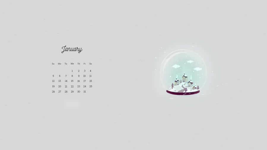 Enjoy January With Cuteness! Wallpaper