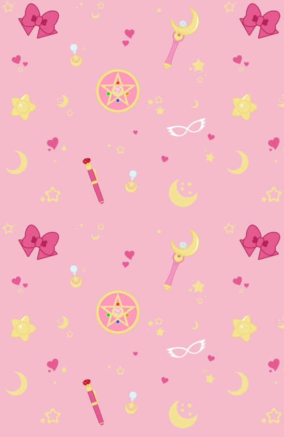 Enjoy Streaming Sailor Moon With The Perfect Companion Wallpaper