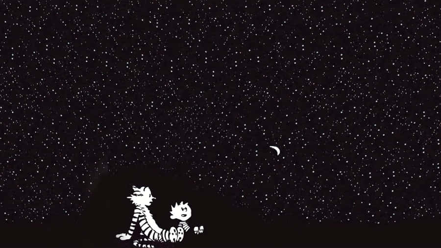 Enjoy The Adventure Of Calvin And Hobbes Wallpaper