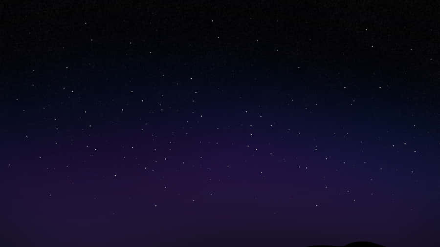 Enjoy The Beauty Of The Night Sky With Twinkling Starlight Wallpaper