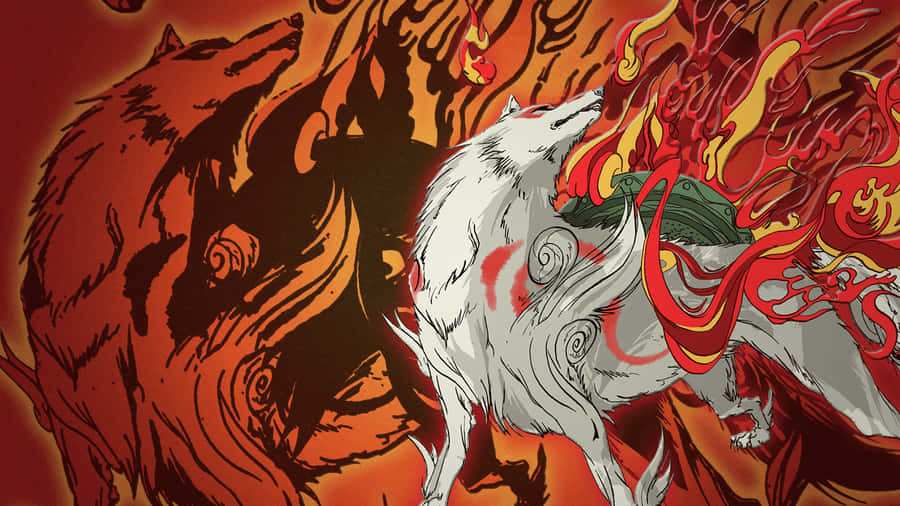 Enjoy The Calming Beauty Of Okami Hd Wallpaper