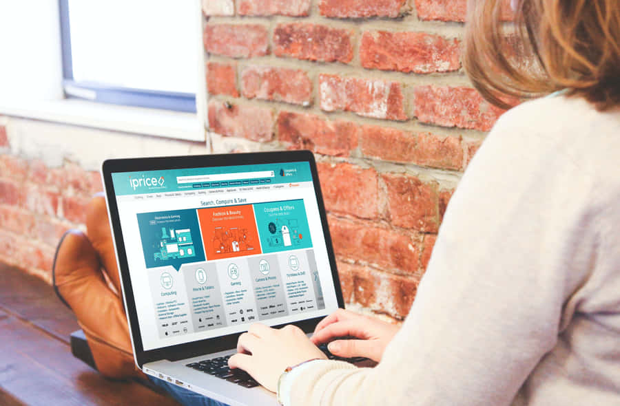 Enjoy The Convenience Of Shopping From Home With Ecommerce Wallpaper