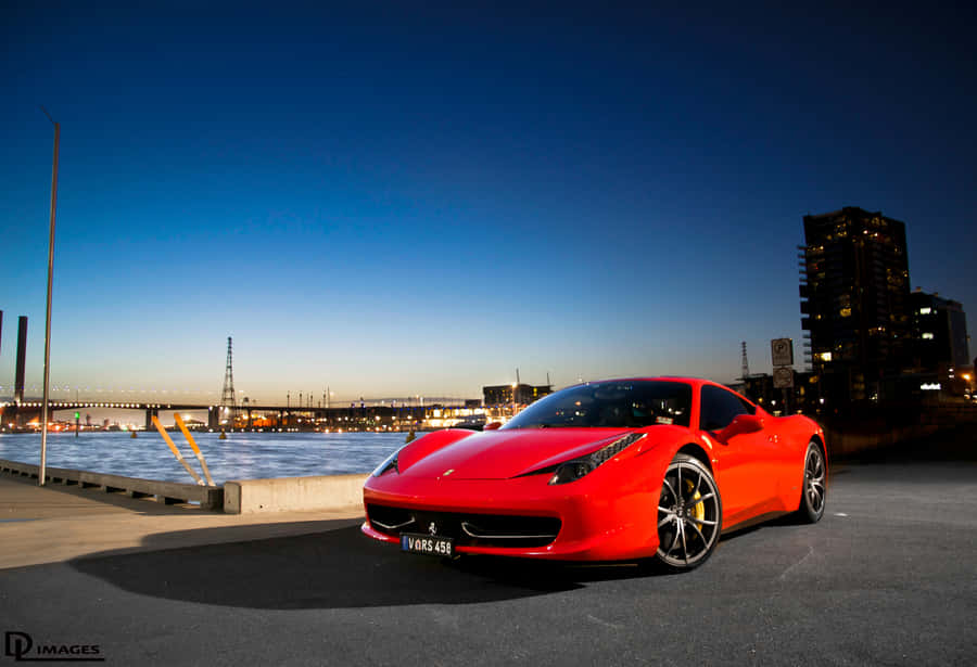 Enjoy The Cool Exhilaration Of The Ferrari Wallpaper