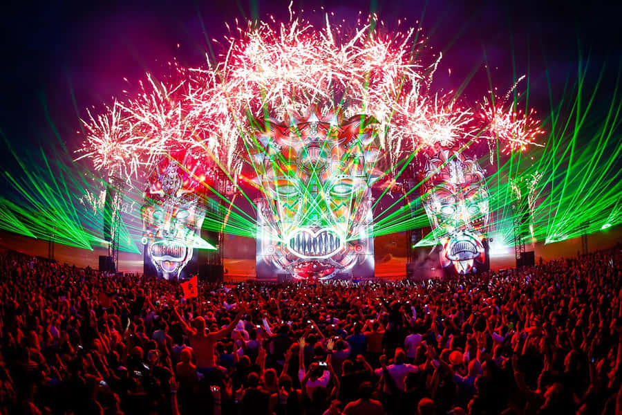 Enjoy The Energy Of Electronic Dance Music Wallpaper