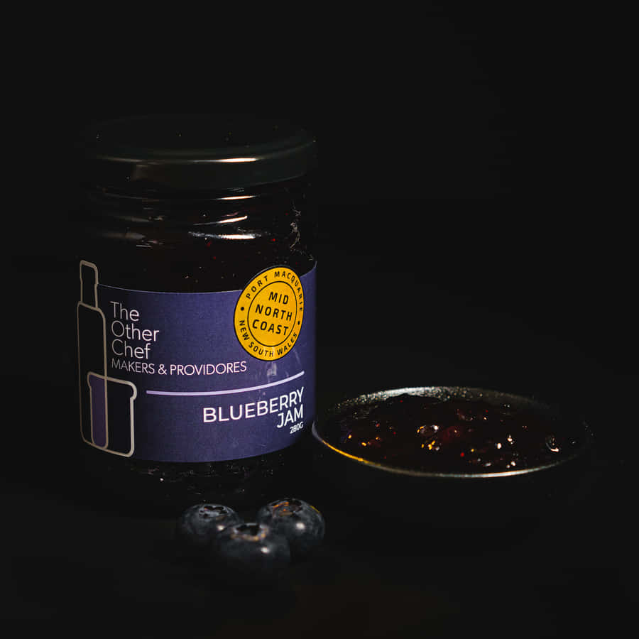 Enjoy The Fresh, Natural Goodness Of Blueberry Jam! Wallpaper