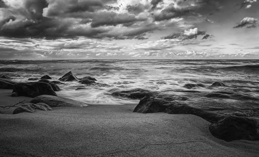 Enjoy The Serene Beauty Of The Black Sea Wallpaper