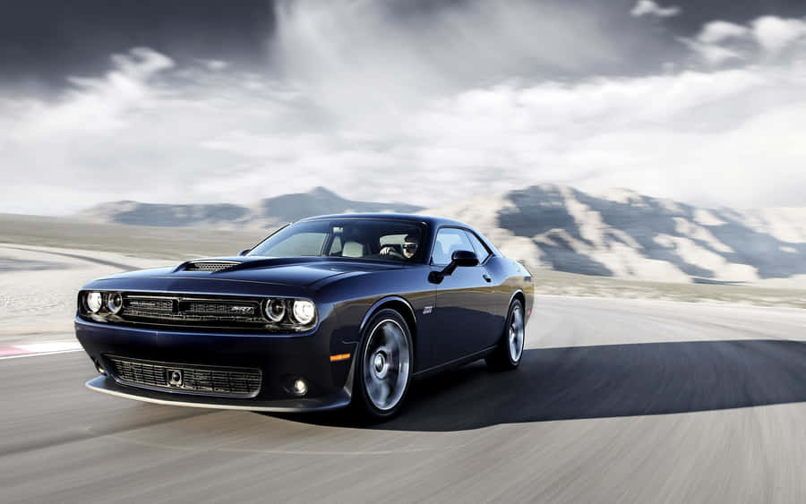 Enjoy The Stunning Performance Of The Dodge Hellcat Wallpaper