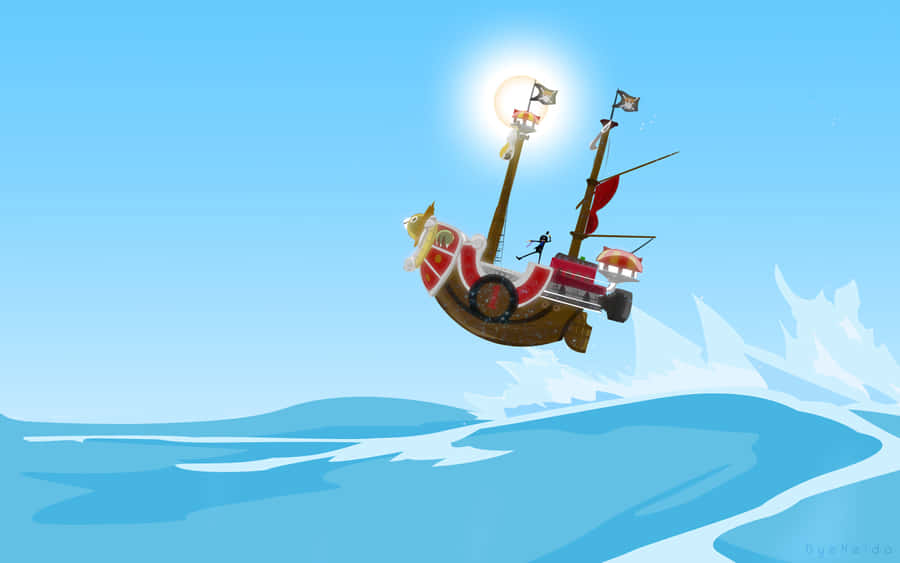 Enjoy The View Of Thousand Sunny Wallpaper