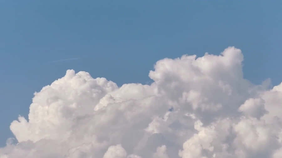 Enjoy Your Time With A Light Blue Aesthetic Laptop Wallpaper